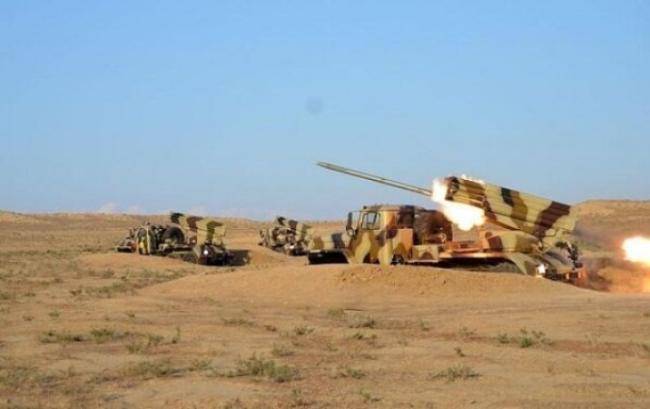 Tərtər artilleriya atəşinə tutulub