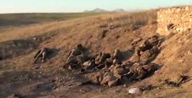 Məhv edilən erməni hərbçilərinin yeni görüntüləri -