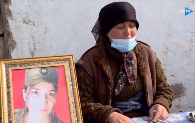 İlk qadın şəhidimizin ailəsindən -