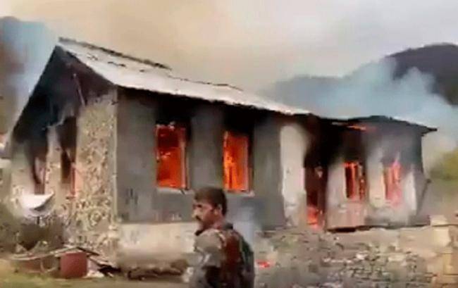 Ermənilər Kəlbəcərdə ev və meşələri yandırıb çıxırlar -