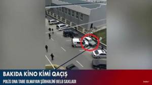 Bakıda polis qa&ccedil;an şəxsə atəş a&ccedil;dı &ndash; Film kimi hadisə - Xəbər şəkili