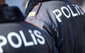 Goranboyda polislərə müqavimət göstərən şəxs tutuldu