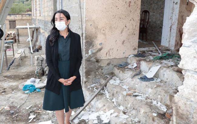 Ombudsman ermənilərin atəşə tutduğu b&ouml;lgədə - 