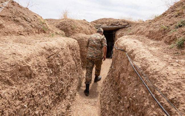 Ermənilərin alay komandirinin müavini yaralandı