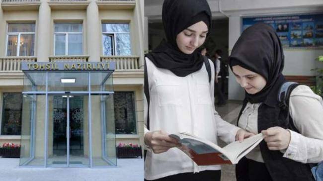 Direktorun şagirdin hicabını açması xəbəri ilə bağlı