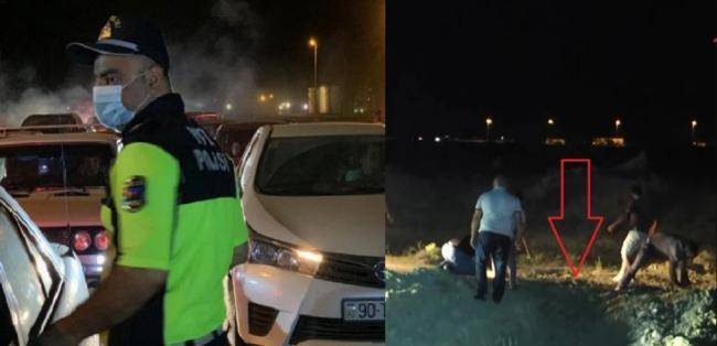 Torpaq yoldakı quyuları doldurub rayona qaçanları polis belə tutdu -