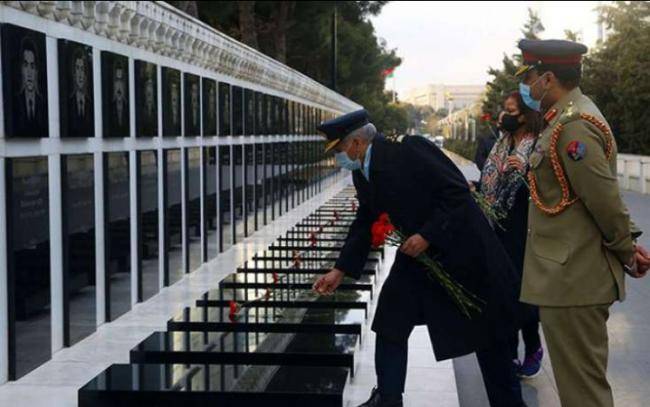 Pakistanın Hərbi Hava Qüvvələri komandanı Bakıda