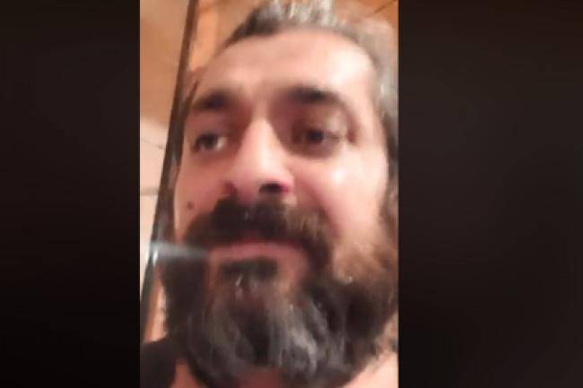 Erməni təxribatçının "artistliyi" -