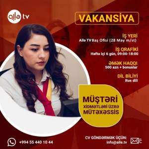 Çağrı Mərkəzi Operatoru vakansiyası Xəbər şəkili