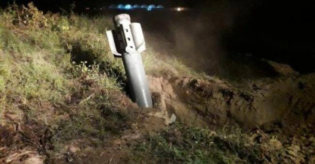 Ermənilərin atdığı mərmi Beyləqan ərazisinə düşüb