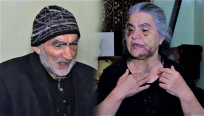 Azərbaycanda yaşlı ər-arvadı vəhşicəsinə döyüb