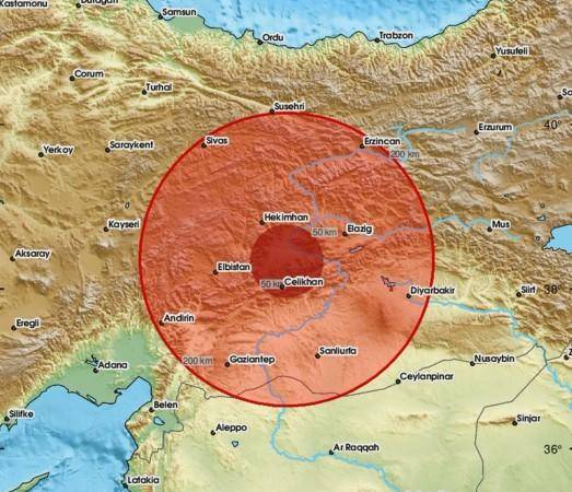 Malatyada 5,3 bal  gücündə zəlzələ