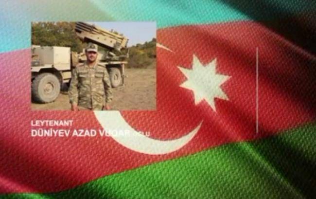 Düşmənin atəş nöqtələrini məhv edən leytenant -