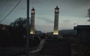 Şuşa məscidinə elektrik enerjisi verildi -