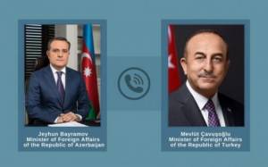 Ceyhun Bayramov Çavuşoğlu ilə telefonla danışıb