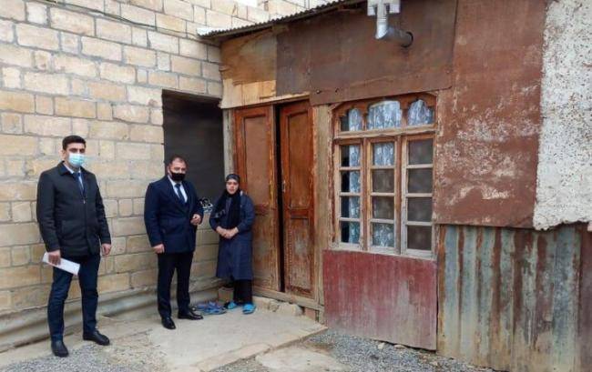 Şəhidimizin yarımçıq evinin tikintisi başa çatdırılacaq -