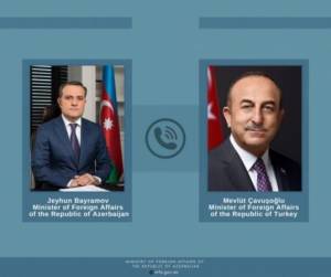 Ceyhun Bayramov və Çavuşoğlu telefonla danışıb