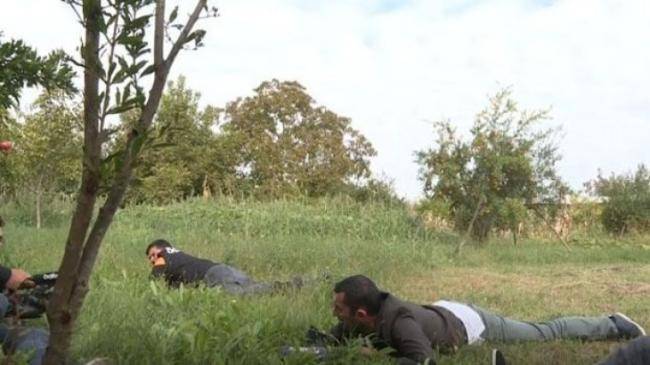 Ermənilər cəbhə bölgəsində çəkiliş aparan jurnalistləri atəşə tutdular -