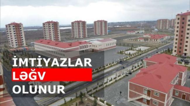 Qa&ccedil;qın və məcburi k&ouml;&ccedil;k&uuml;nlərin imtiyazları ləğv olunur -