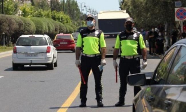 Bakıda mobil polis postları qurulub Xəbər şəkili