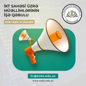 Peşə Təhsil Mərkəzi pedaqoji fəaliyyətlə məşğul olmaq istəyən mütəxəssisləri əməkdaşlığa dəvət edir