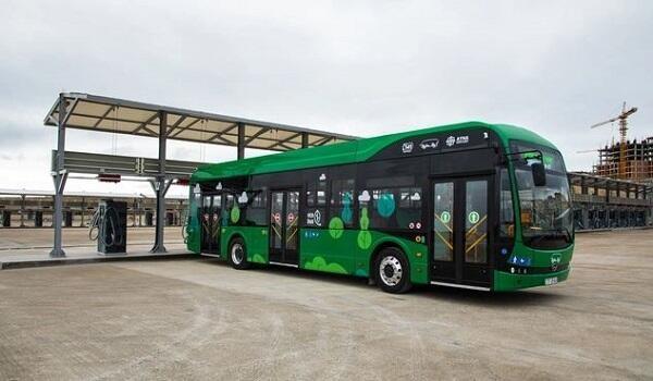 Bakıda elektrik mühərrikli avtobuslar xəttə buraxıldı Xəbər şəkili