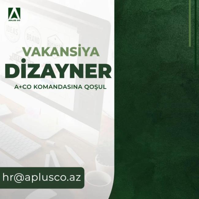 “Dizayner” vəzifəsi üzrə vakansiya