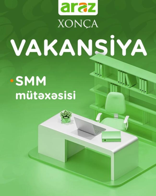 " SMM üzrə mütəxəssis " vakansiyası