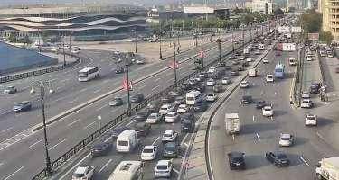 Paytaxtın bir sıra yollarında tıxac var -Siyahı