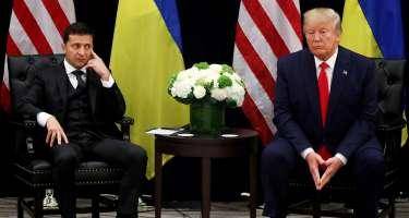 Tramp Zelenskini təhdid etdi - Ara qarışdı