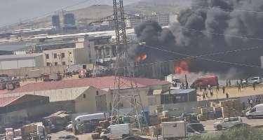 "Sədərək"dəki yanğına görə bu yolda sıxlıq yarandı