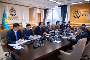 Rəşad Nəbiyev Qazaxıstanın “Samruk-Kazyna” Milli Rifah Fondu və İnvestisiya Holdinqində görüş keçirib (FOTO) Xəbər şəkili