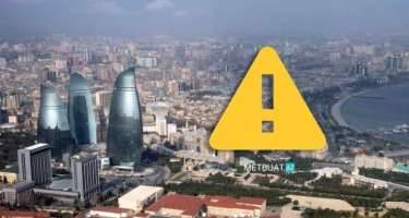 Hava ilə bağlı sarı xəbərdarlıq edildi