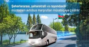 Bu avtobus marşrutları müsabiqəyə çıxarılır Xəbər şəkili