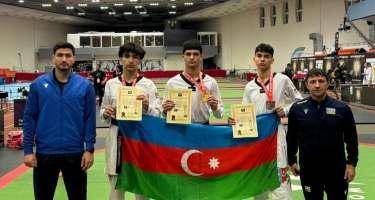 Taekvondoçular Bolqarıstanda 3 medal qazandılar