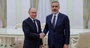 Putin Hakan Fidanla görüşdü
