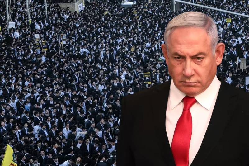 İsraildə Məcburi Hərbi Xidmətə Qarşı Böyük Aksiya: On minlərlə Ultra-Ortodoks Yəhudi Küçələrə Çıxdı