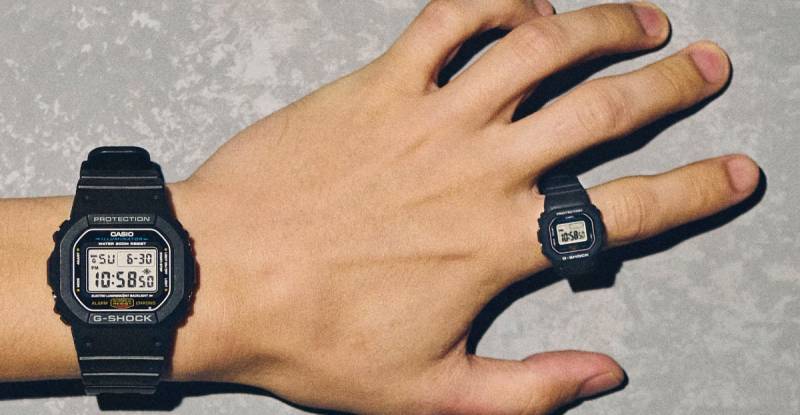 Casio, G-Shock Brendli Dözümlü Yeni Rəqəmsal Üzük Saatını Təqdim Edir