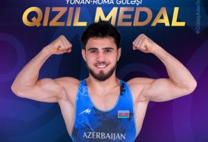 Ziya Babaşov U-23 Dünya Çempionatında qızıl medal qazanıb Xəbər şəkili