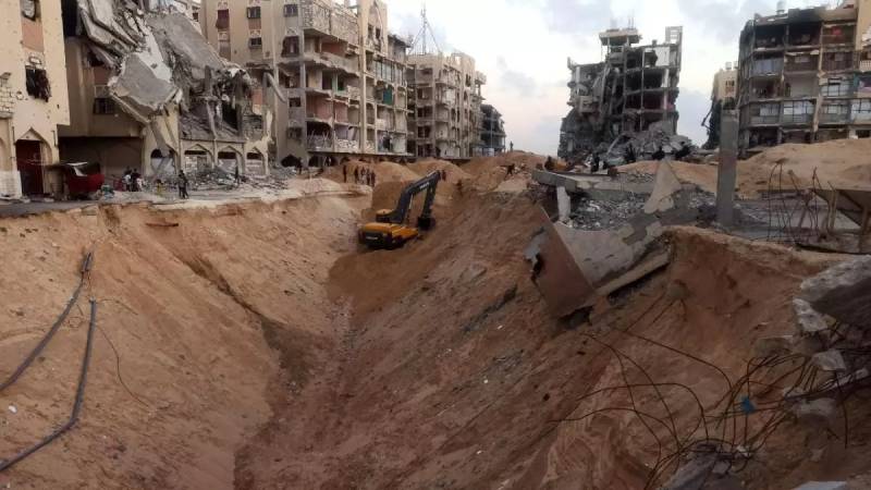 Misir Avadanlıqları ilə Qəzzada Dağıdılmış Ərazilərdə İtkin Əsirlərin Cəsədlərinin Axtarışı Bərpa Edildi