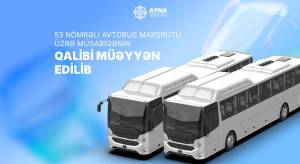 Bu avtobus marşrutu üzrə müsabiqənin qalibi müəyyən edilib Xəbər şəkili