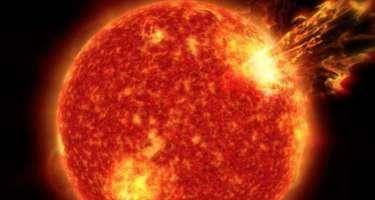 Günəşdə güclü partlayış oldu