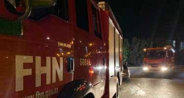 Bu rayonda güclü yanğın başladı