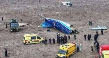 Aviaqəzada xəsarət alanların son vəziyyəti açıqlandı