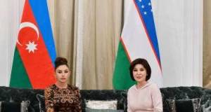 Ziroatxon Mirziyoyeva Mehriban Əliyevanı təbrik edib Xəbər şəkili