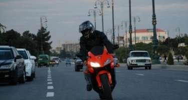 Avtoxuliqanlıq edən motosiklet sürücüsü həbs olundu