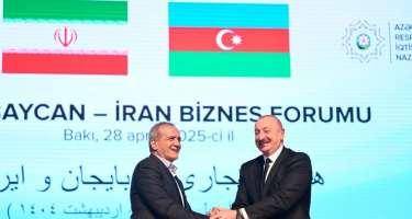 İran Prezidentinin Azərbaycana səfərindən görüntülər - VİDEO