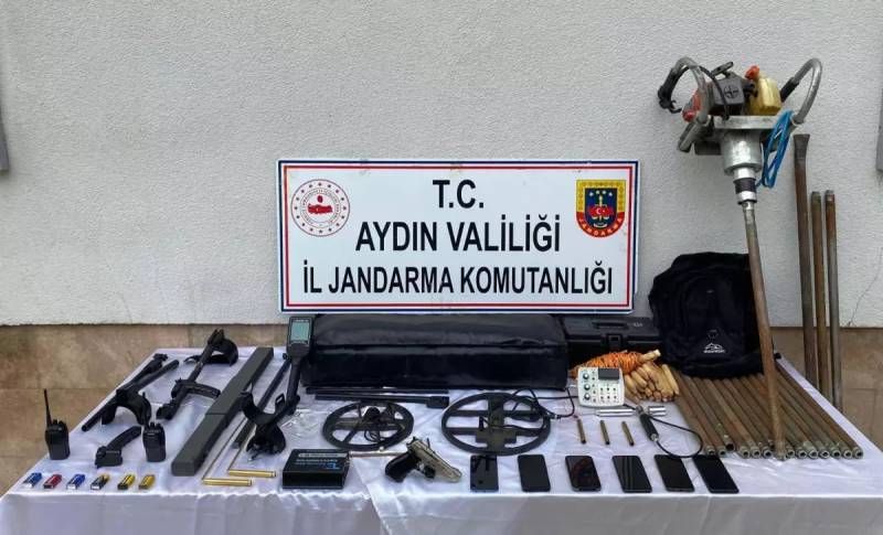 Aydın Jandarması Tarixi Əsərləri Axtaran Qanunsuz Qazıntı Şəbəkəsini Çökdürdü: 6 Nəfər Saxlanıldı