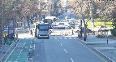 Bu yolda avtomobillərin hərəkətinə qoyulan məhdudiyyət qaldırıldı -YENİLƏNİB