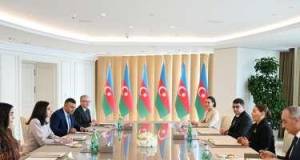 Mehriban Əliyeva Mərakeşin xanım Şahzadəsi ilə görüşdü Xəbər şəkili